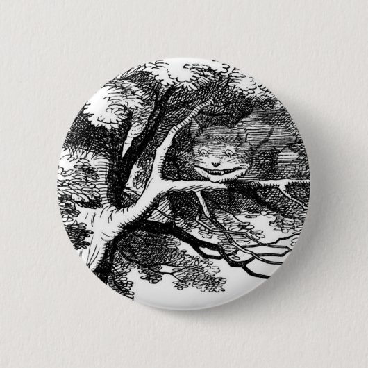 Die Grinsekatze Button (Vorderseite)