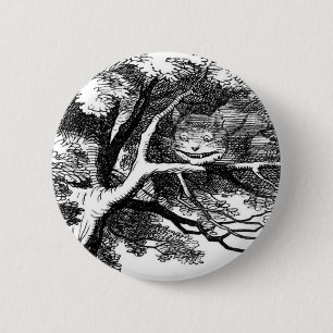 Die Grinsekatze Button