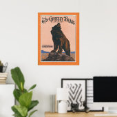 Die Grizzlybären-Rag Poster (Heimbüro)