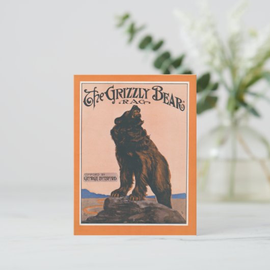 Die Grizzlybären-Rag Postkarte (Stehend Vorderseite)