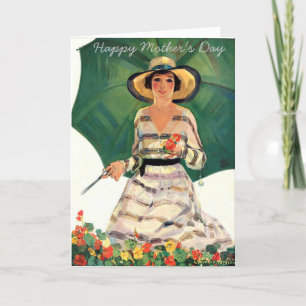 Die Grödner Floral Happy Mütter Day Card Karte