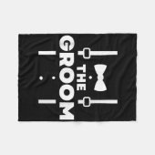 Die Groom-Bachelor-Party Fleecedecke (Vorderseite (Horizontal))