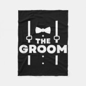 Die Groom-Bachelor-Party Fleecedecke (Vorderseite)