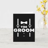 Die Groom-Bachelor-Party Karte (Gelbe Blume)