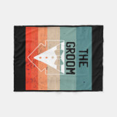 Die Groom Bachelor Party Shirts für Männer Trauzeu Fleecedecke (Vorderseite (Horizontal))