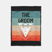 Die Groom Bachelor Party Shirts für Männer Trauzeu Fleecedecke (Vorderseite)