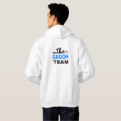 Die Groom-Crew Blau Hoodie (Schwarz voll)