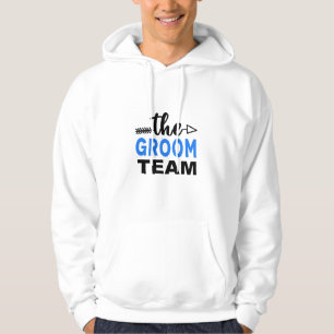 Die Groom-Crew Blau Hoodie