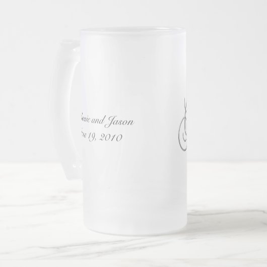 Die Groom Honeymoon Tasse Silver (Vorderseite Links)