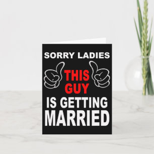 Die Groom Squad Bachelor Party Hochzeit Sorry Gett Karte