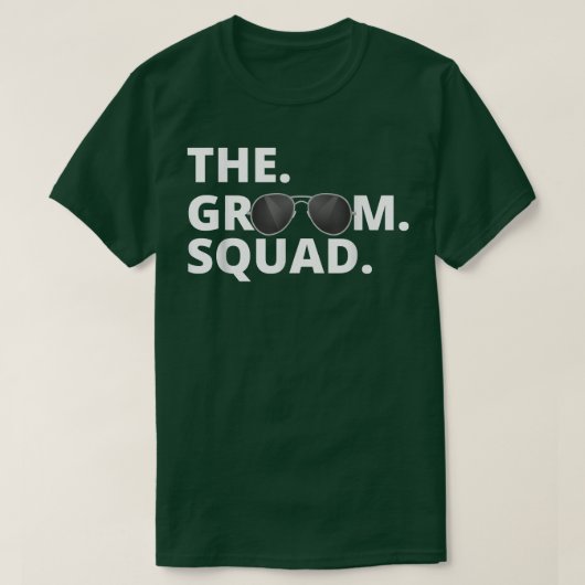 Die Groom Squad Bachelor Party T-Shirt (Design vorne)