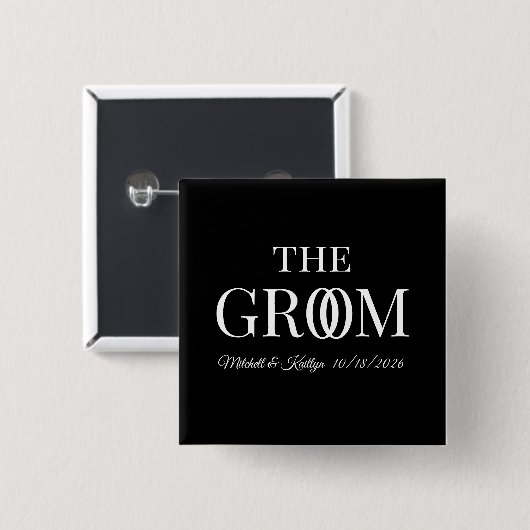 Die Groomehe Button (Vorne & Hinten)