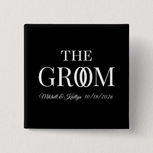 Die Groomehe Button (Vorderseite)