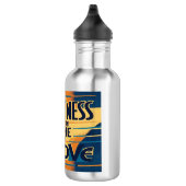 Die Groove 2-Wasserflasche ist groß Edelstahlflasche (Rechts)