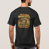 Die Groovy Dream Shack: Basic Dunkles Herren T-Shi T-Shirt (Rückseite)