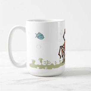 die groovy Seespinne Kaffeetasse