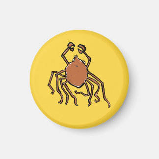 die groovy Seespinne Magnet