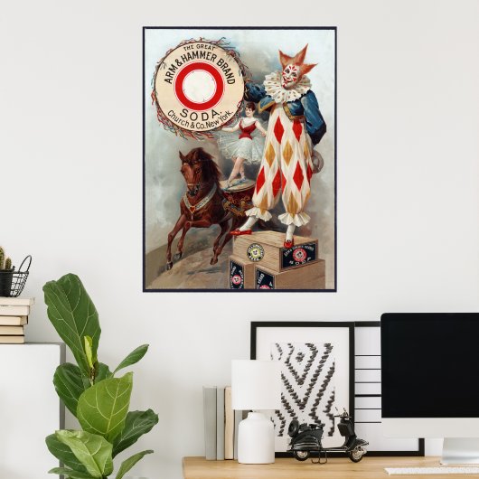 Die großartige Arm& Hammer Marke soda, c. 1900 Poster (Heimbüro)