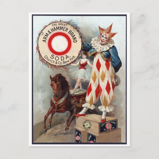 Die großartige Arm& Hammer Marke soda, c. 1900 Postkarte (Vorderseite)