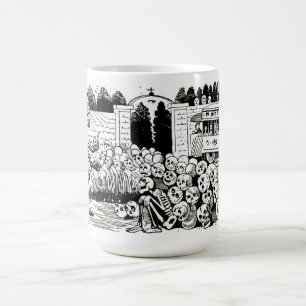 Die großartige elektrische Schädelschale Kaffeetasse
