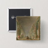 Die großartige Galerie des Louvre Button (Vorne & Hinten)