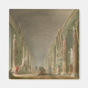 Die großartige Galerie des Louvre Magnet