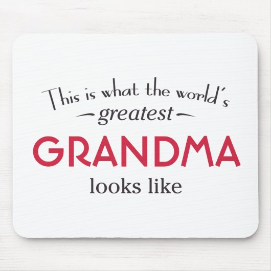 Die großartigste Oma der Welt Mousepad (Vorne)