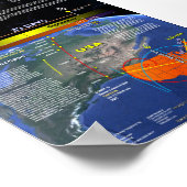 Die große amerikanische Eclipse Poster (Ecke)