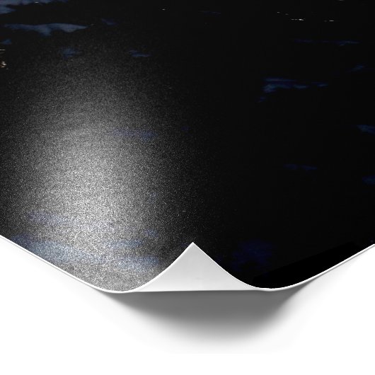 Die große Anspielung - Sonnenlicht im Pinienwald Fotodruck (Ecke)