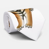 Die große ausdehnende bengalische Tiger-Krawatte Krawatte (Gerollt)