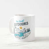 Die große Außenanlage 2 Kaffeetasse (Vorderseite Links)