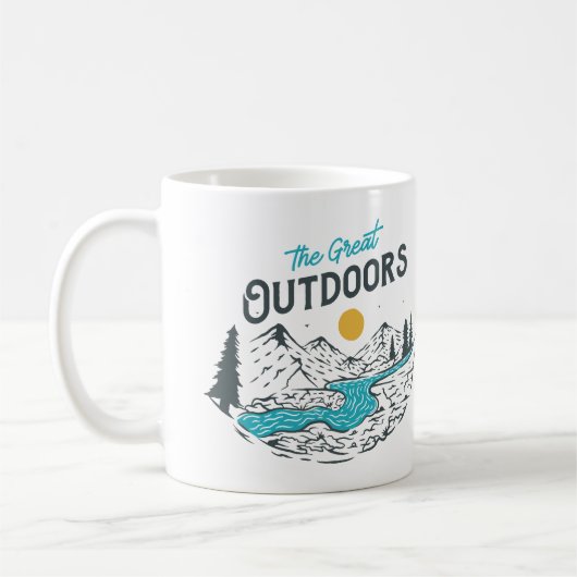 Die große Außenanlage 2 Kaffeetasse (Links)