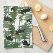 Die große Außenanlage Geschirrtuch (Viertel Falte)