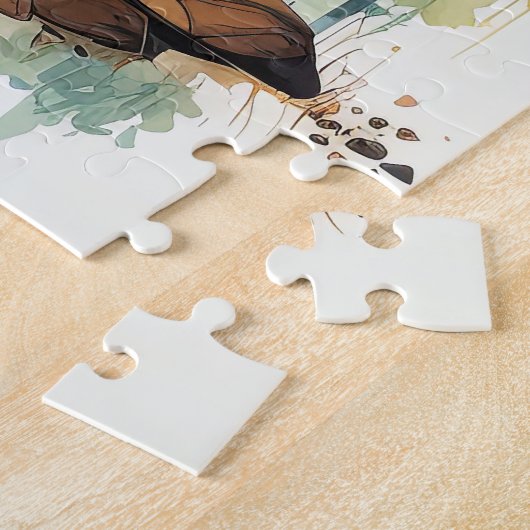 Die große Außenanlage Puzzle (Seite)