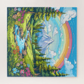 Die große Außenanlage Puzzle (Horizontal)