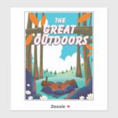 Die große Außenwelt! Aufkleber (Blatt)