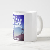 Die große Außenwelt. Jumbo-Tasse (Vorderseite Rechts)