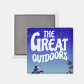 Die große Außenwelt. Magnet (Vorderseite/Rückseite)