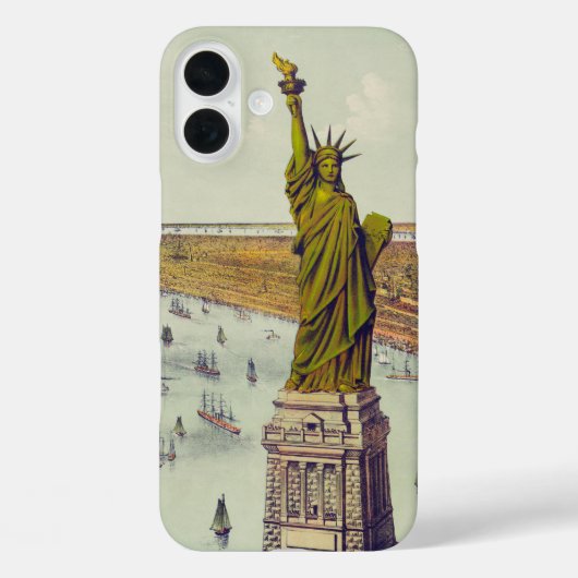 Die große Bartholdi-Statue, Freiheitsstatue Case-Mate iPhone Hülle (Rückseite)