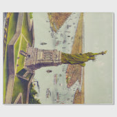 Die große Bartholdi-Statue, Freiheitsstatue Geschenkpapier (Flach)