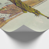 Die große Bartholdi-Statue, Freiheitsstatue Geschenkpapier (Ecke)