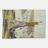 Die große Bartholdi-Statue, Freiheitsstatue Geschirrtuch (Horizontal)