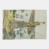 Die große Bartholdi-Statue, Freiheitsstatue Geschirrtuch (Horizontal)