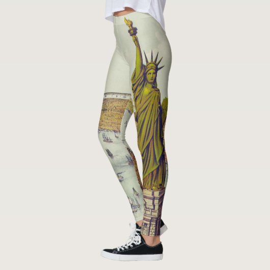 Die große Bartholdi-Statue, Freiheitsstatue Leggings (Links)