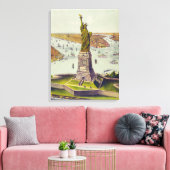 Die große Bartholdi-Statue, Freiheitsstatue Leinwanddruck (Insitu (Wohnzimmer))