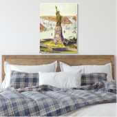 Die große Bartholdi-Statue, Freiheitsstatue Leinwanddruck (Insitu (Schlafzimmer))