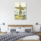 Die große Bartholdi-Statue, Freiheitsstatue Leinwanddruck (Insitu (Schlafzimmer))