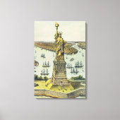 Die große Bartholdi-Statue, Freiheitsstatue Leinwanddruck (Vorderseite)