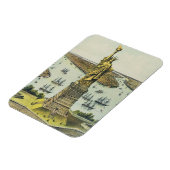 Die große Bartholdi-Statue, Freiheitsstatue Magnet (Linke Seite)