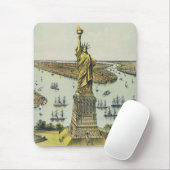 Die große Bartholdi-Statue, Freiheitsstatue Mousepad (Mit Mouse)